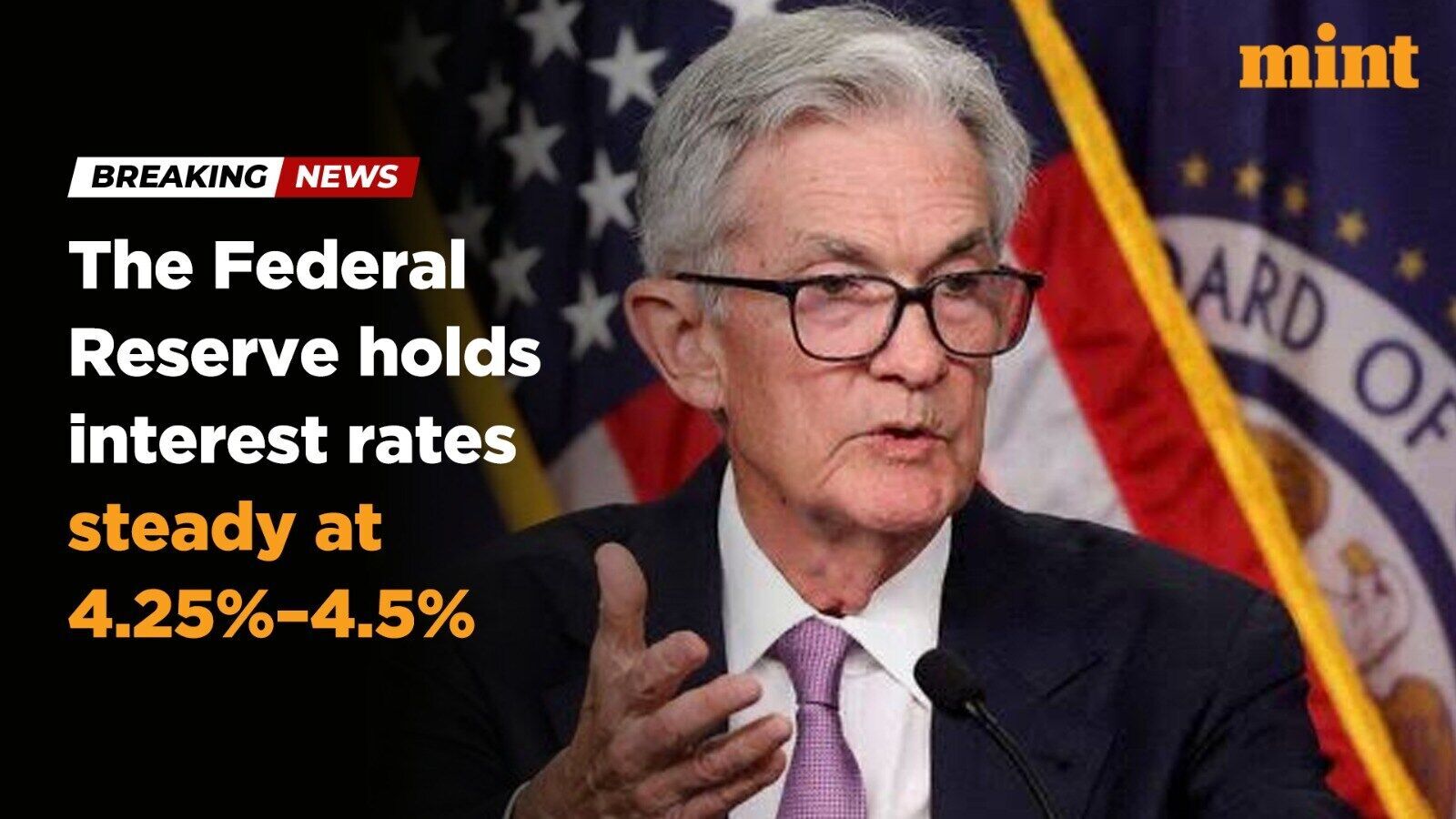 US Fed Meeting Highlights: Federal Reserve keeps interest rates ‘unchanged’ at 4.25-4.50% as inflation risk persists