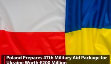 Poland is preparing its 47th aid package for Ukraine, worth €200M, with ammo and gear. Since 2022, Poland has supplied €4.5B in aid, including tanks, artillery, and planes, with talks ongoing for MiG-29 transfers.