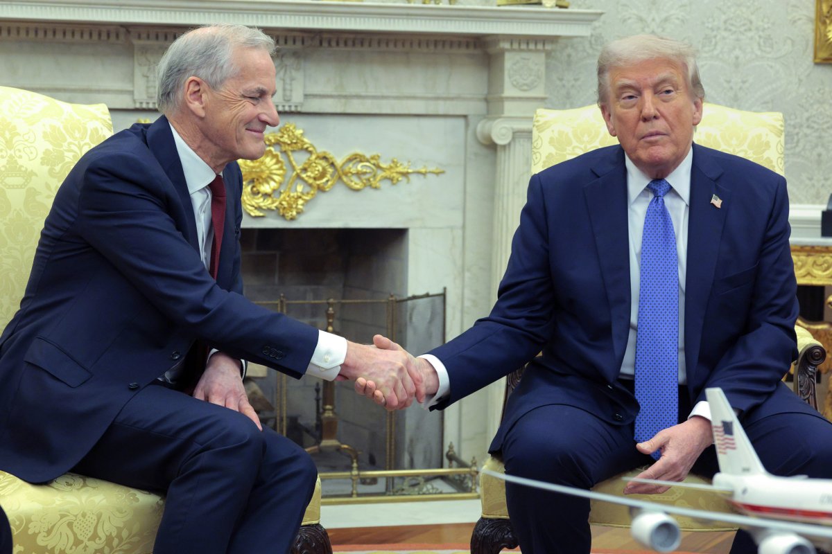 Jonas Gahr Store and Donald Trump