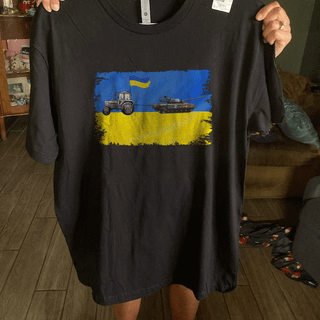 My shirt was great and it is made by a nice brand. ALWAYS STAND WITH UKRAINE.