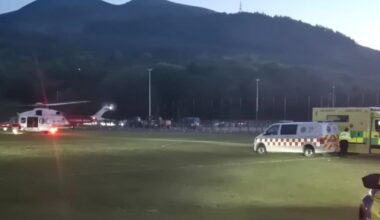 Police hit out at ‘absolute madness’ following drone near miss with rescue helicopter