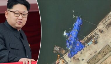 Satellite images reveal North Korea's naval destroyer damaged in failed launch