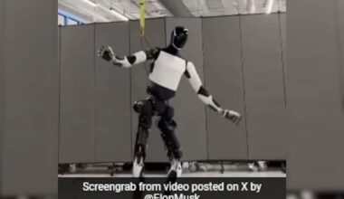 Elon Musk Shares Real-Time Dance Video Of Tesla's Optimus Robot