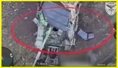 The Ukrainian military managed to set fire to and destroy a rare Russian T-90S tank with the help of a drone and just a single dropped grenade
