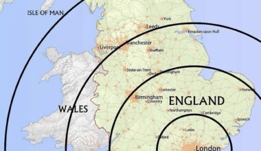 Newcastle and Penzance are equally as far from London as each other.
