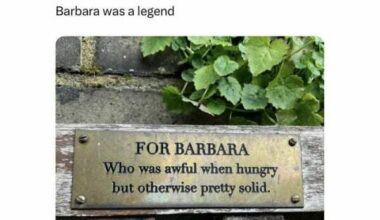 Oh Barbara, I can relate. . . .