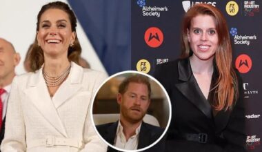 Princess Beatrice shows support to Kate after teaming up against Harry