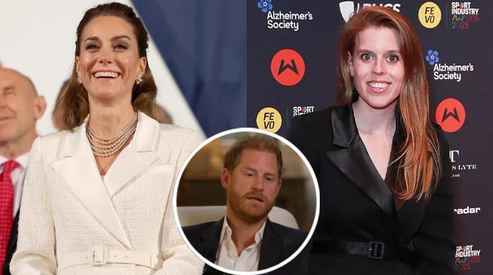 Princess Beatrice shows support to Kate after teaming up against Harry