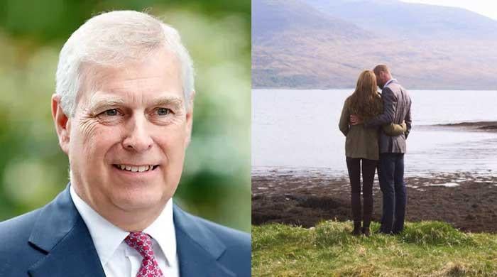 Prince Andrew's son-in-law reacts to William and Kate's romantic photo