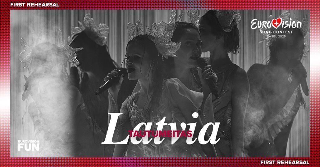 Eurovision 2025: Latvia's First Rehearsal - Eurovision News | Music