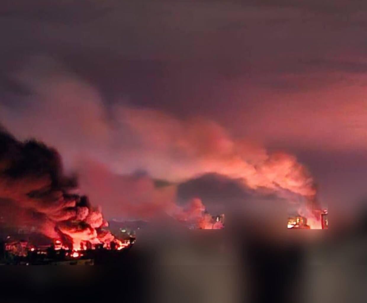 Numerous high-rise apartment blocs are on fire - amidst the large Russian drone and missile attacks (since the beginning of the invasion), on the Ukrainian capital of Kyiv.