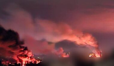 Numerous high-rise apartment blocs are on fire - amidst the large Russian drone and missile attacks (since the beginning of the invasion), on the Ukrainian capital of Kyiv.