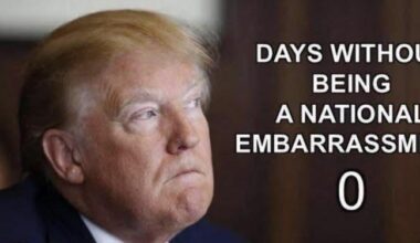 we are the laughingstock of the world