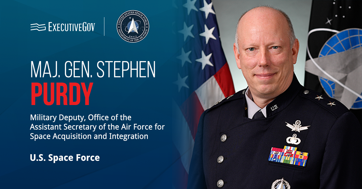 Stephen Purdy Puts Big Space Force Primes On Notice