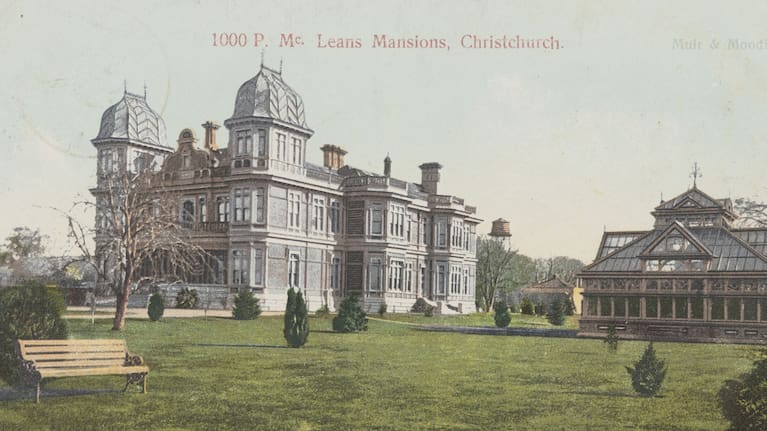 McLean's Mansions, Christchurch, Muir & Moodie studio, 1905, Christchurch.