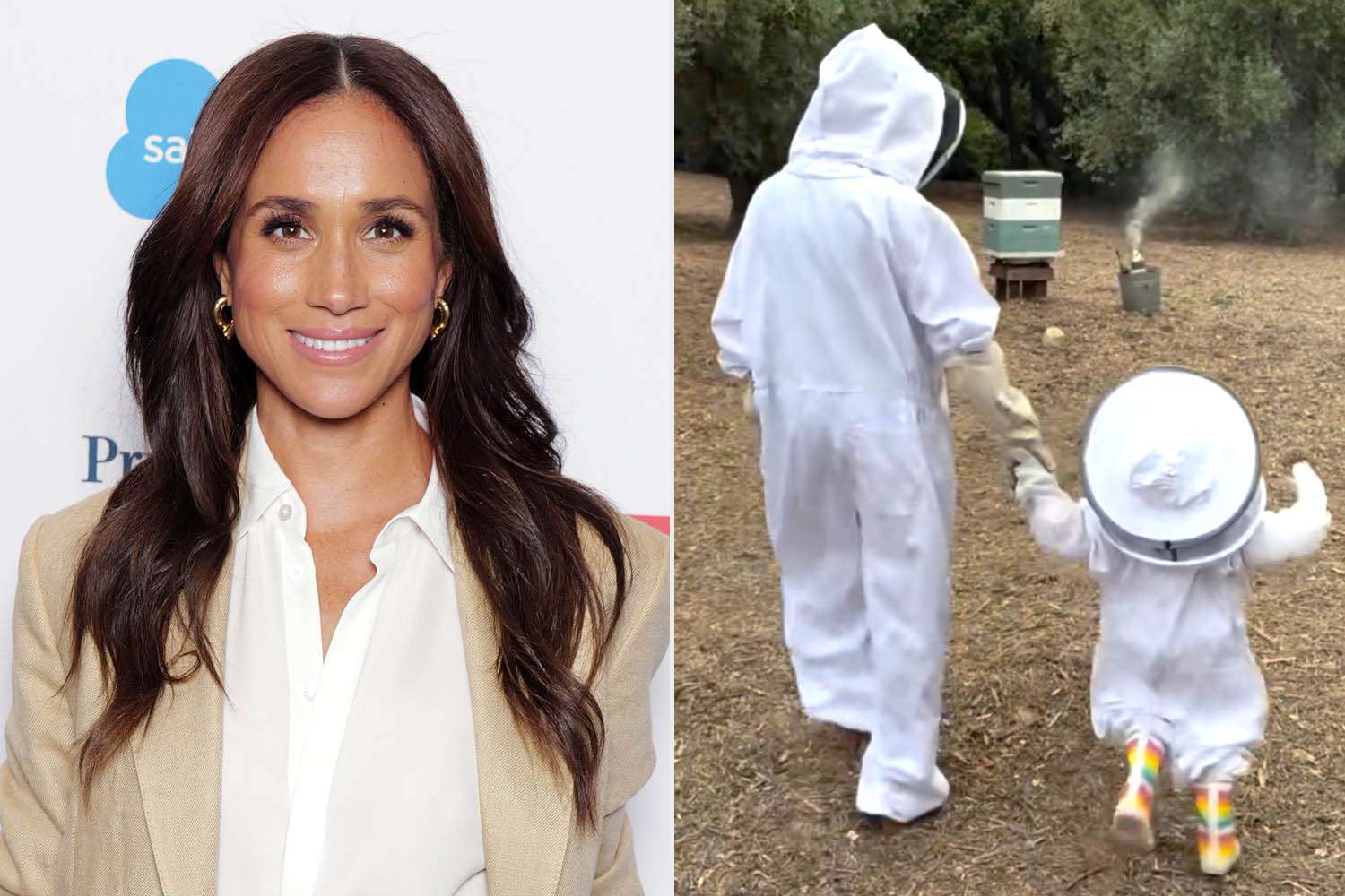 Meghan Markle and Princess Lilibet, 3, Wear Matching Beekeeper Suits in New Video