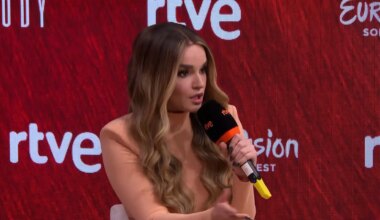 Melody, rueda de prensa tras Eurovisión en directo