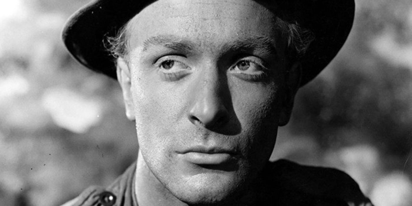 Close up of Michael Caine as Pvt. Lockyer in A Hill in Korea