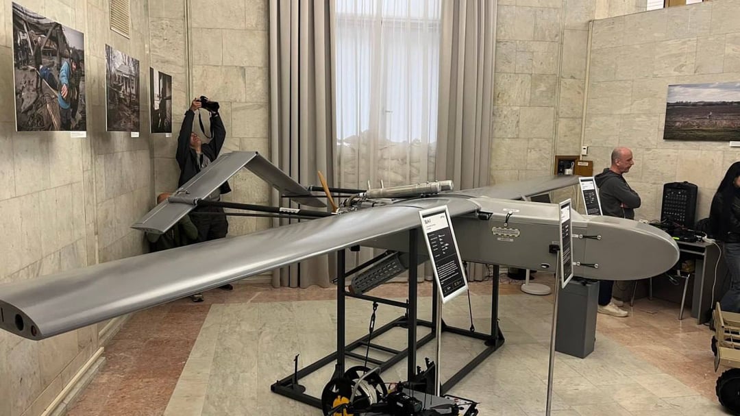 The new Ukrainian long-range UAV "FP-1". The range is 1600 km and the warhead is 120 kg.