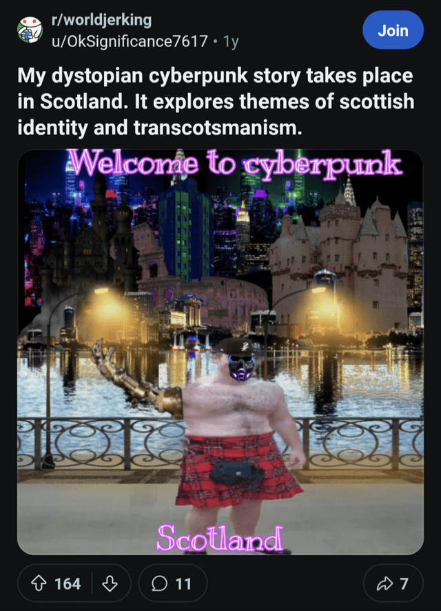 Found this post while looking at the lore for cyberpunk.