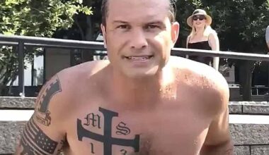 Can't believe Hegseth just walks around like this