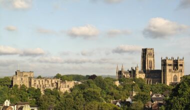 Durham from the East Coast Mainline