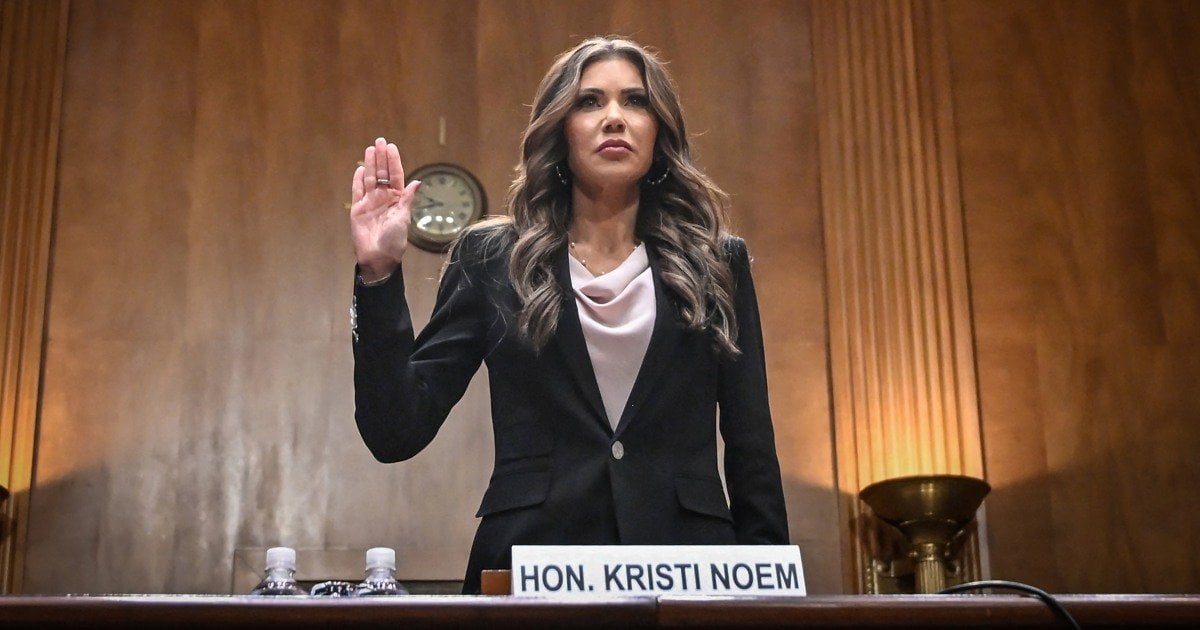 Homeland Security Secretary Kristi Noem struggles to define habeas corpus at Senate hearing.  "Habeas corpus is a constitutional right that the president has to be able to remove people from this country," Noem said. “That’s incorrect,” a Democratic senator responded.