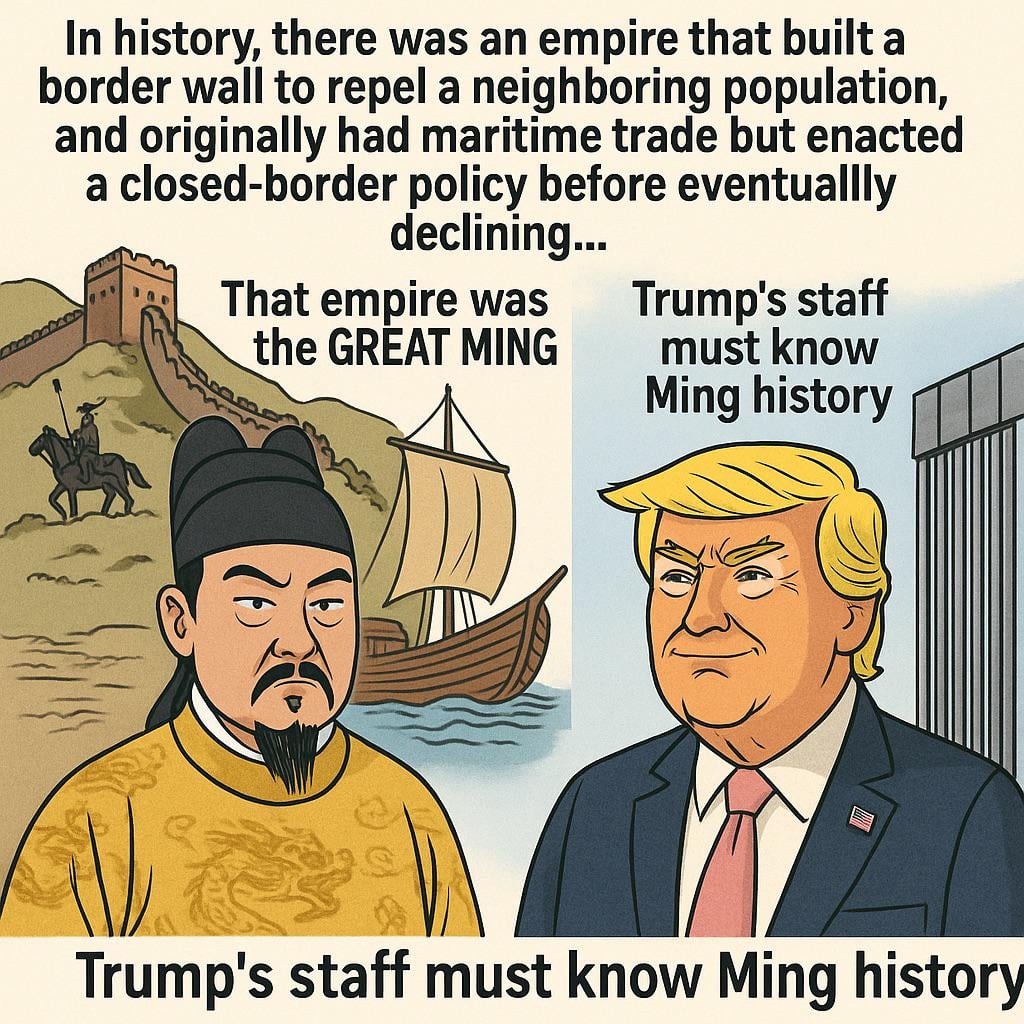 Trumpnomics recreates the decline of China’s Ming Dynasty.
