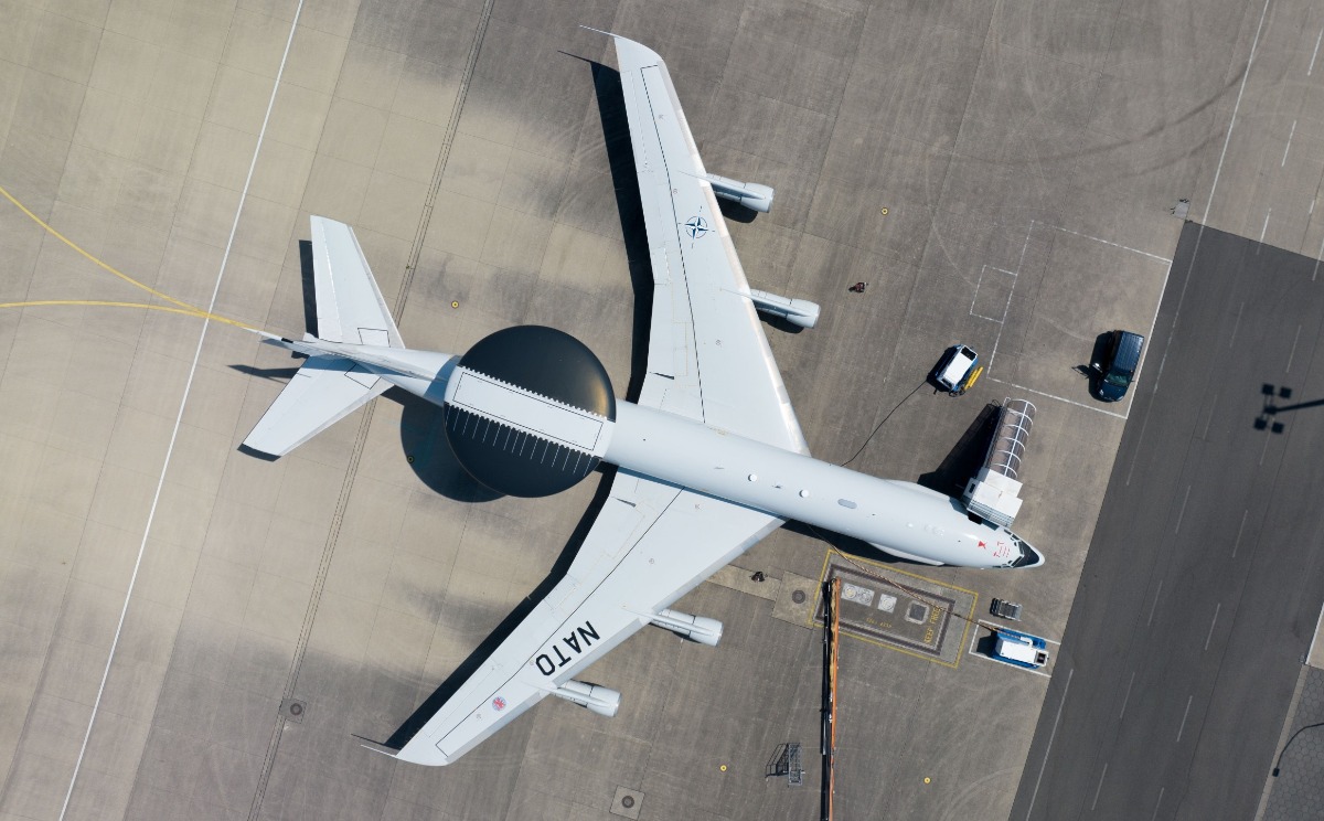 E-3A Airborne Warning and Control System (AWACS) aircraft.