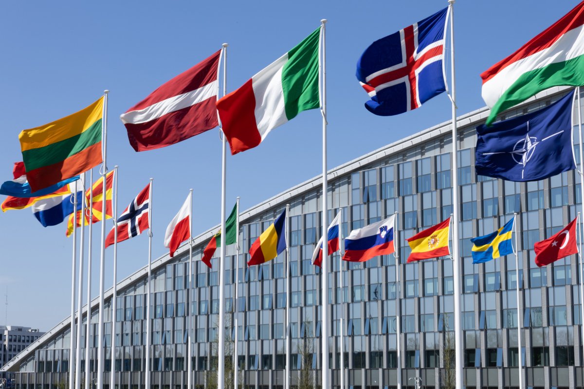 NATO flags