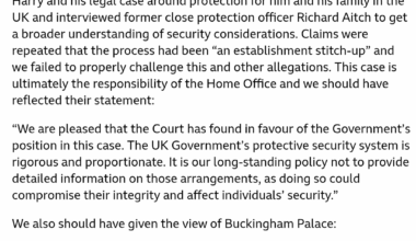 BBC posted a clarification where they admit they failed to properly challenge Prince Harry’s allegations.