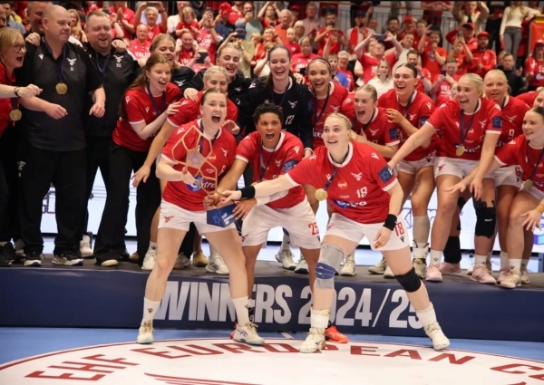 Photo 2024-25 EHF Women's Handball European Cup Wins Ballour, Photo Source = European Handball Federation