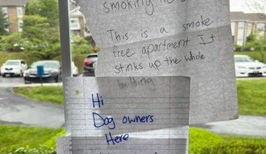 I got into the ultimate neighbour row in my apartment - we’re in a constant note war, but who's in the right?