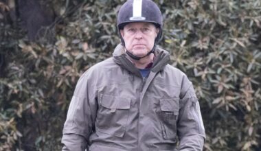 Prince Andrew looks stoney-faced as disgraced royal is excluded from VE Day celebrations