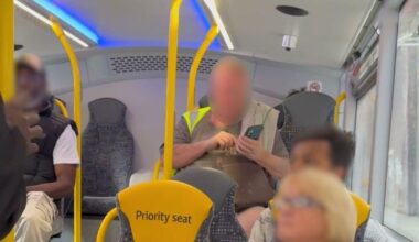Man filmed woman breastfeeding on bus then replied 'f*** off... I'm English'