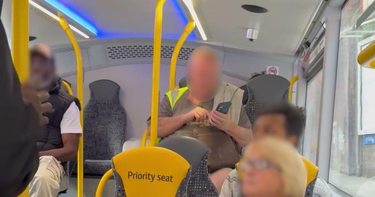 Man filmed woman breastfeeding on bus then replied 'f*** off... I'm English'