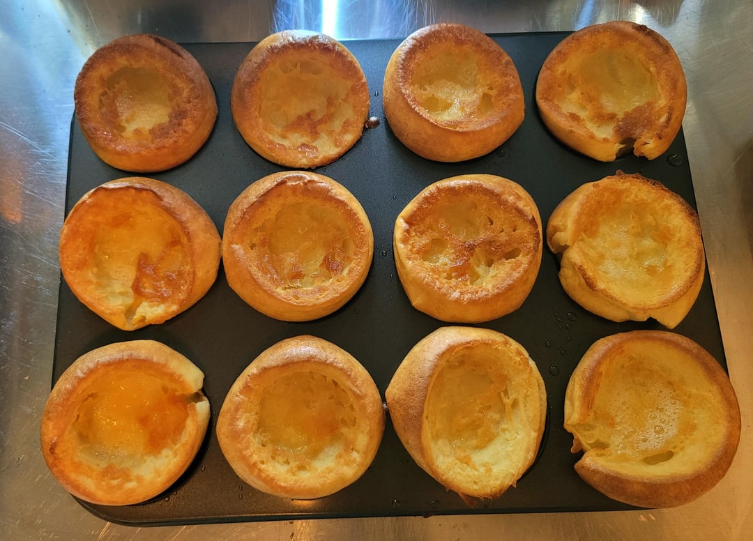 I heard your feedback, internalized it, had a good cry, and tried again. Second attempt: Yorkshire Pudding.