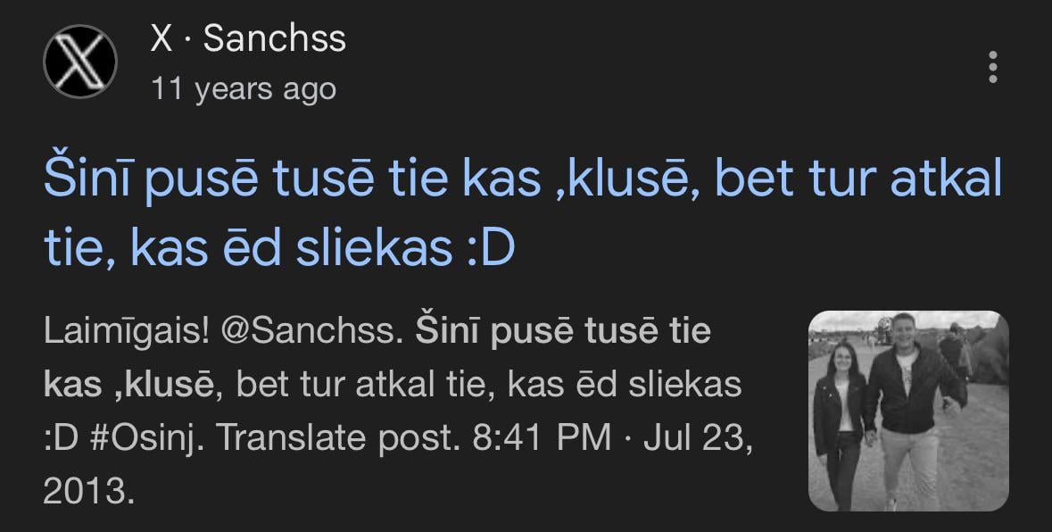 Palīdziet atrast dziesmas nosaukumu/izpildītāju.