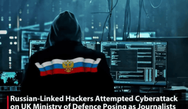 A Russia-linked hacking group, RomCom, attempted a phishing attack on the UK Ministry of Defence, posing as journalists to distribute malware. The NCSC detected and stopped the attack within an hour, per Sky News.