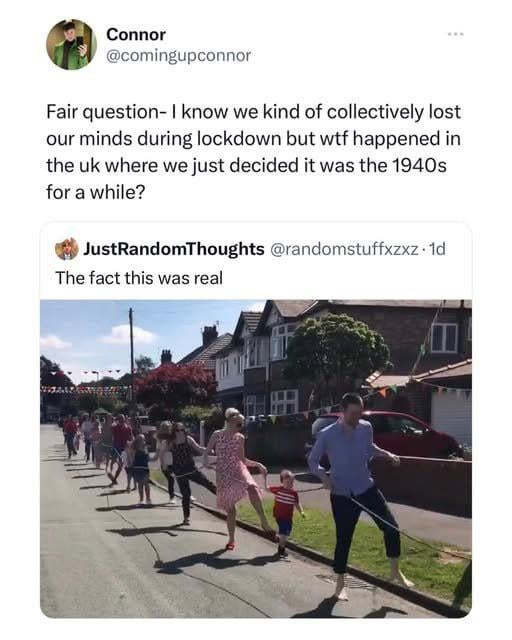 We fully had lost it