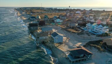 The barrier island community of Rodanthe, North Carolina is experiencing one of the highest rates of erosion and sea level rise on the U.S. East Coast. Coastal houses in the community are threatened and several have collapsed into the ocean