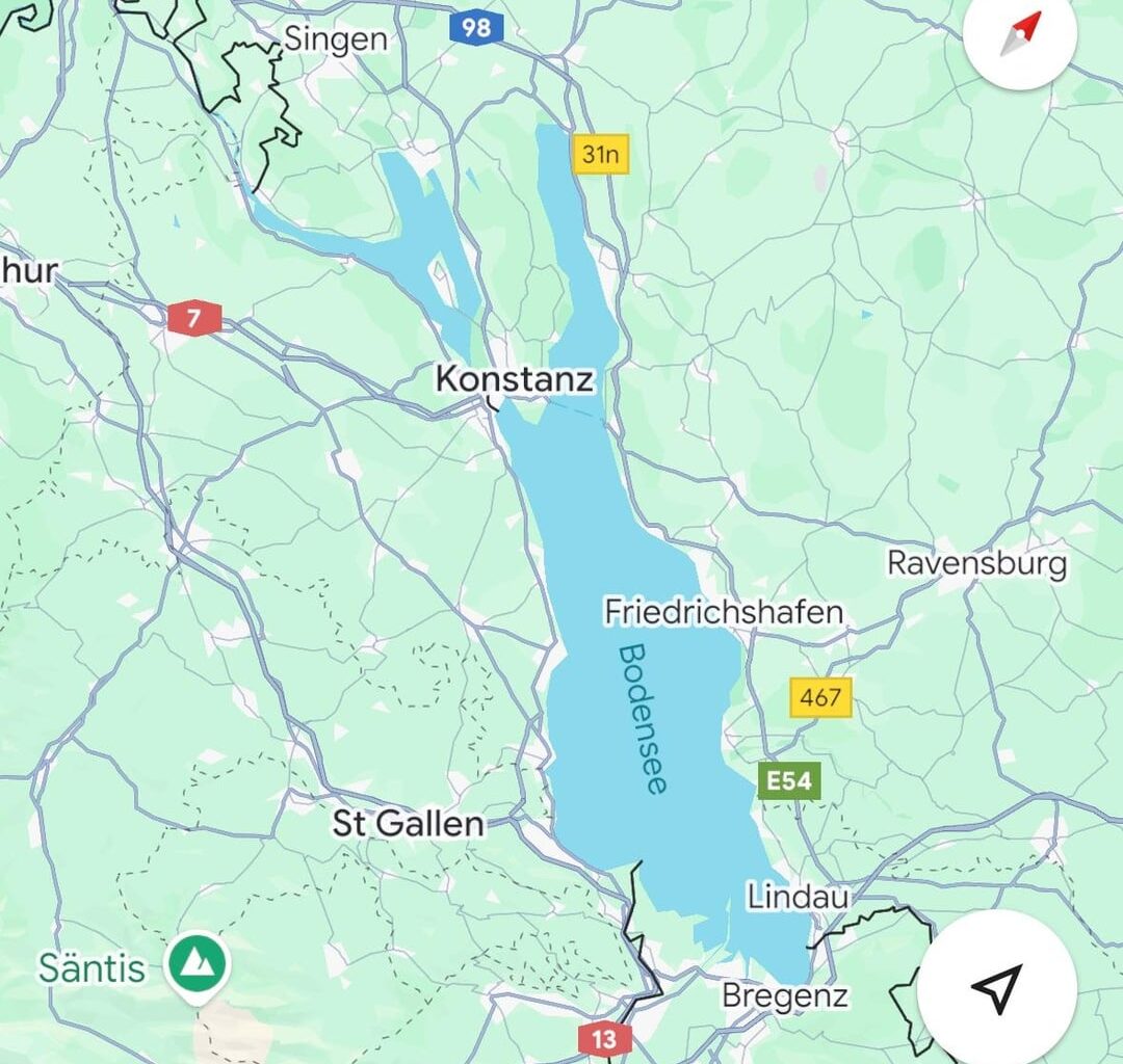 Why is lake Geneva split between France and Switzerland, but lake Constance shared