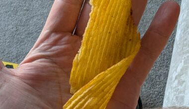 This has to be the biggest crisp I've ever seen.