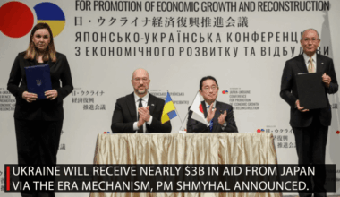 Japan will provide Ukraine with nearly $3B in new aid through the ERA mechanism, PM Shmyhal said. The funds, tied to profits from frozen Russian assets, will go toward vital state budget needs.