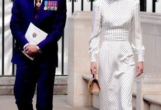 William and Kate at the VE day Thanksgiving service and concert today