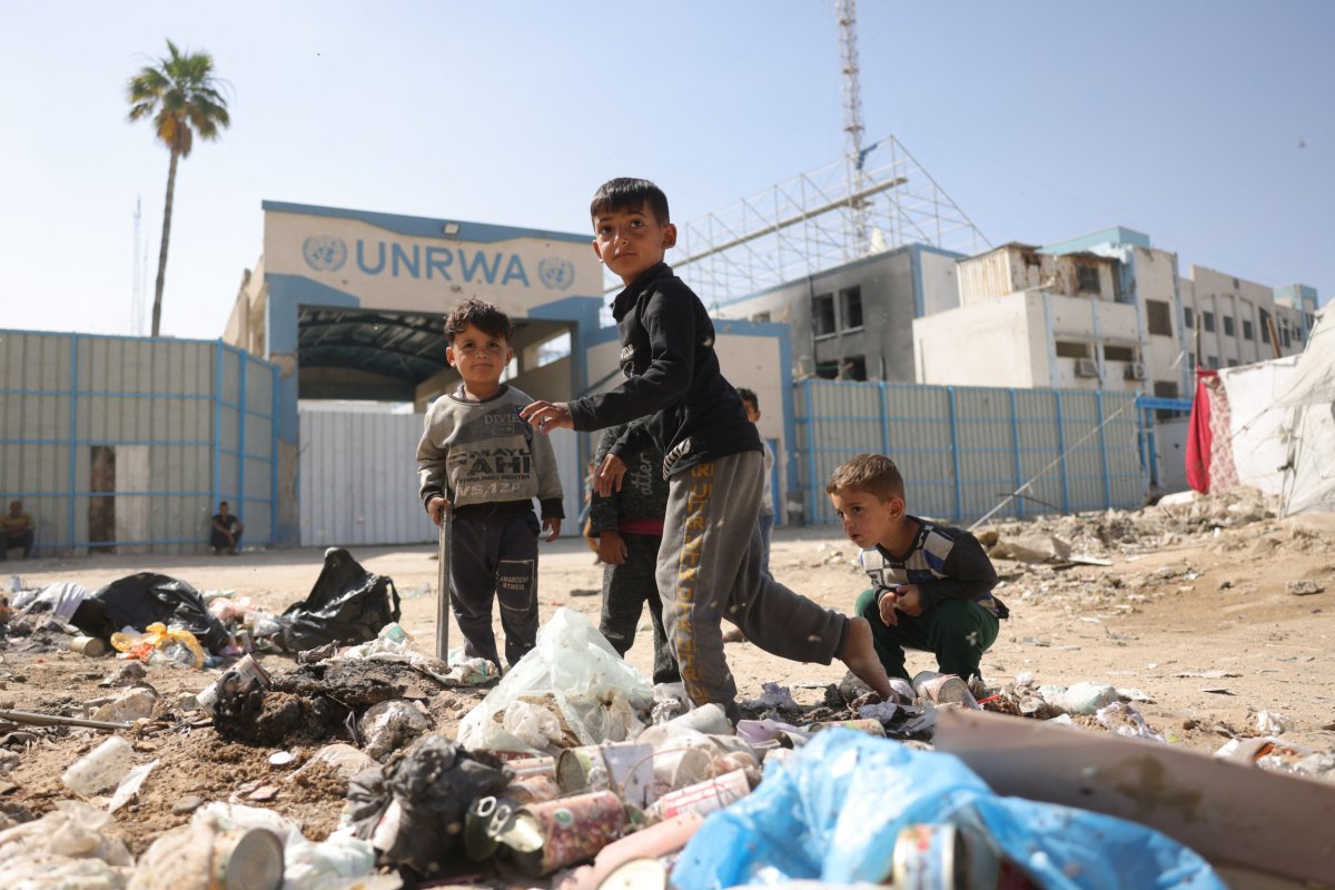Palestinian children Gaza