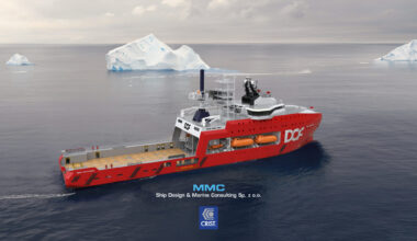 DOF's new offshore support vessel starts taking shape in Poland