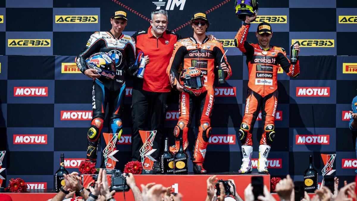 SBK 2025. GP d’Italia. Bulega si impone in Gara1 a Cremona - Superbike
