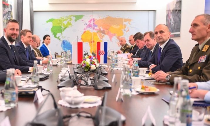 Croatia and Poland to deepen defence ties