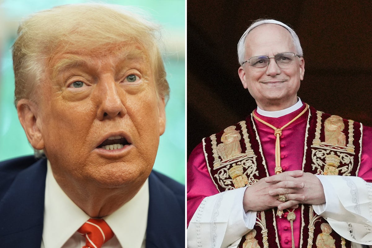Trump welcomes new American-born pope and says he can’t wait to meet him - despite Leo XIV once blasting Vance